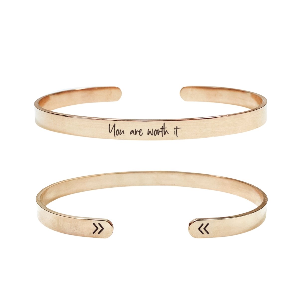 YOU ARE WORTH IT CUFF - Avy + Tay