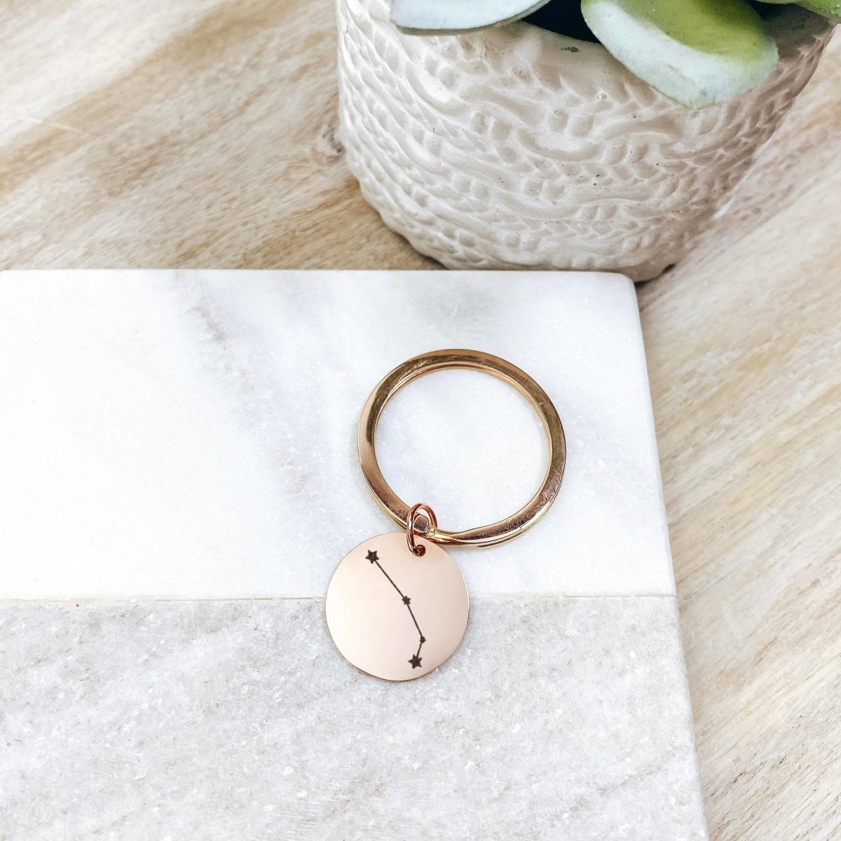 ZODIAC CONSTELLATION KEYCHAIN - Avy + Tay