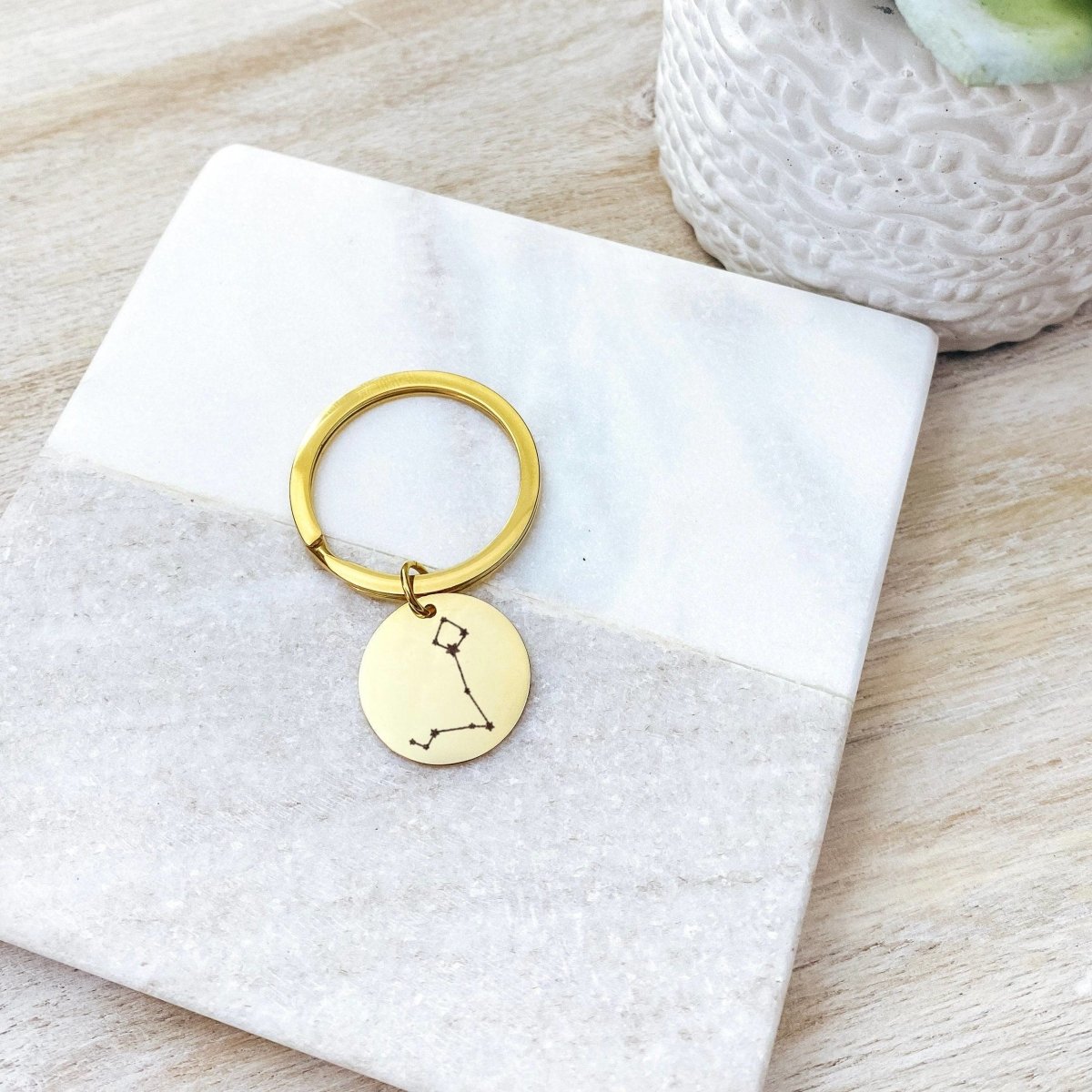 ZODIAC CONSTELLATION KEYCHAIN - Avy + Tay