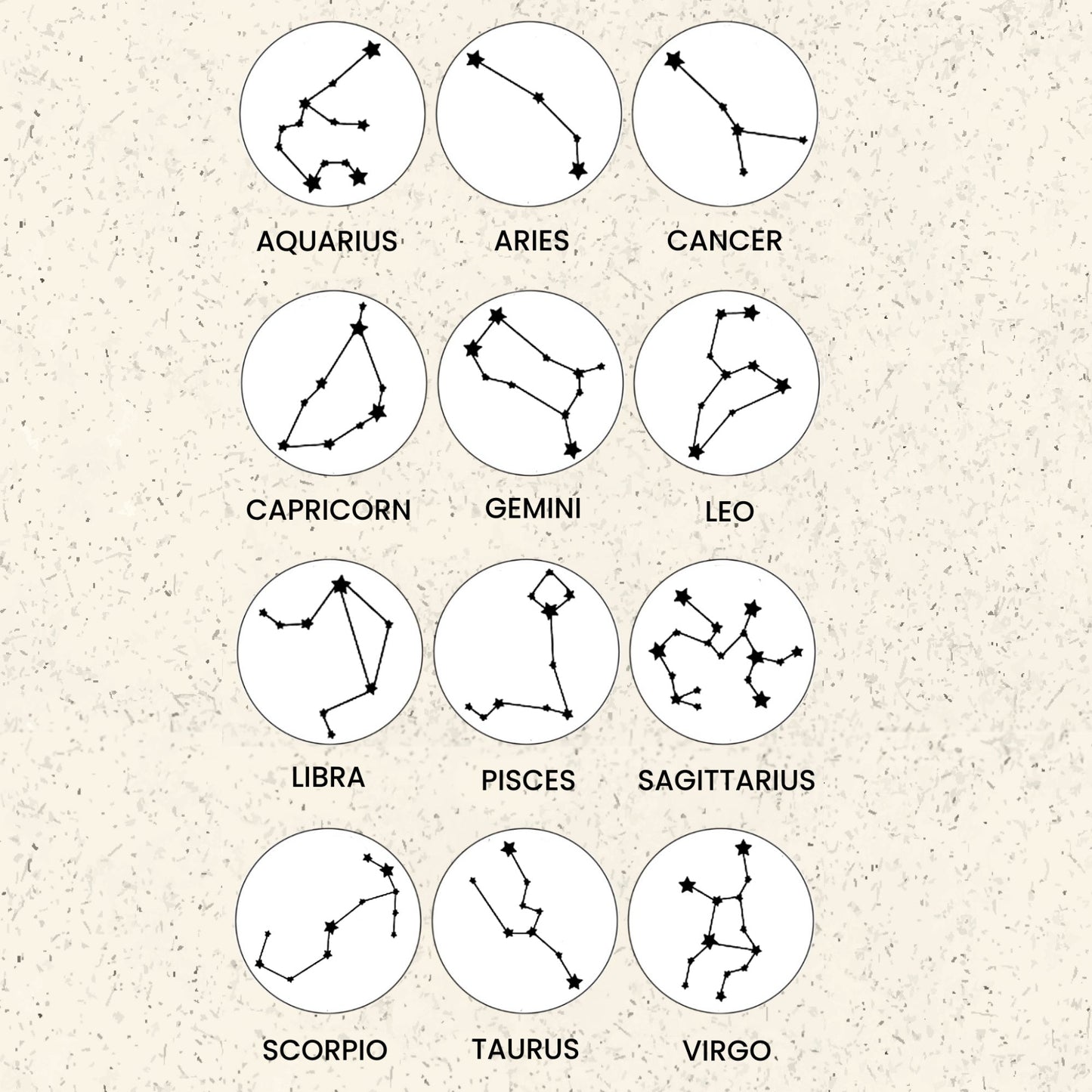 ZODIAC CONSTELLATION NECKLACE - Avy + Tay