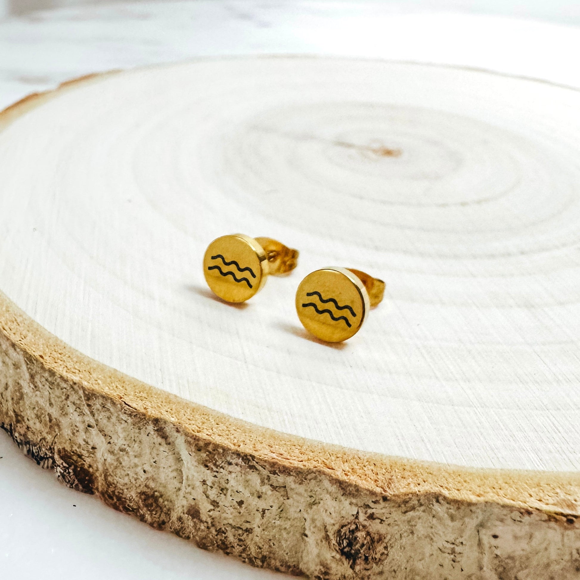 ZODIAC SIGN EARRING STUDS - Avy + Tay